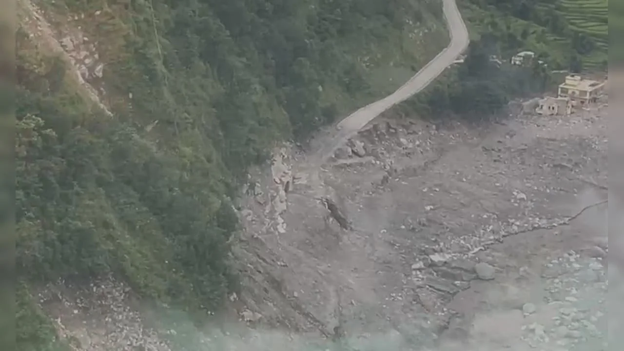 From the helicopter, the valley looked almost gothic