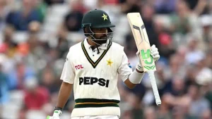 Babar Azam may not have ended Pakistan's third Test against England with a century, but his 76