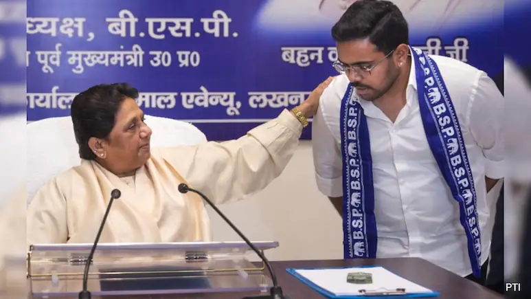 Mayawati Hands One Nephew Key Party Post, Snubs The Other
