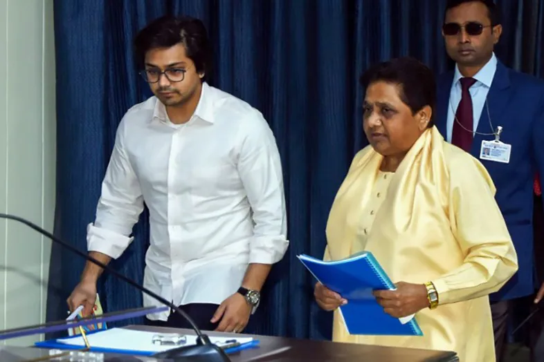 Mayawati Hands One Nephew Key Party Post, Snubs The Other