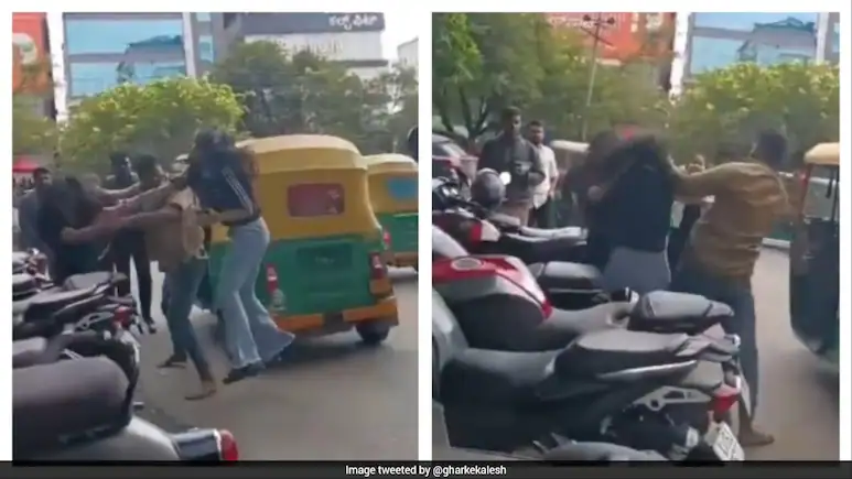 Video Shows Two Women And Auto Driver Fighting On Bengaluru Road After Fare Dispute