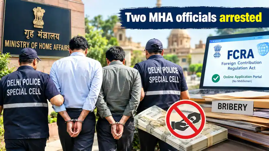 Federal and local law enforcement authorities arrested the two officials of the MHA in New