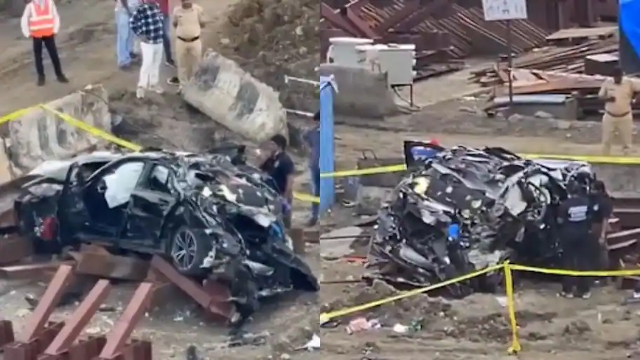 17-year-old among 3 dead in 5 AM horror | Video — Speeding BMW plunges off Mumbai Coastal Road