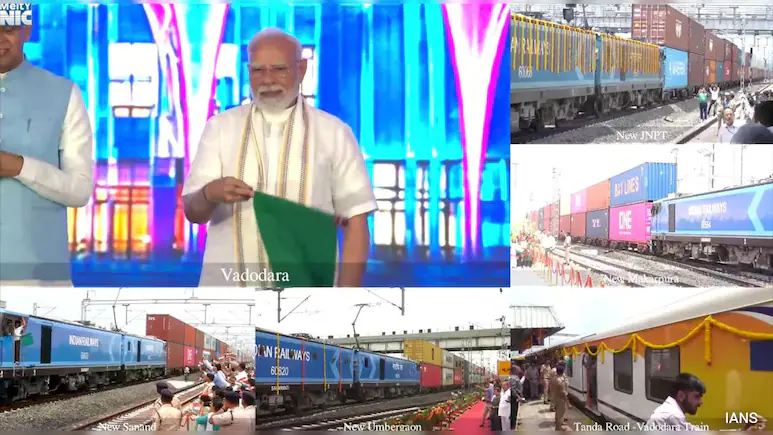 PM Modi reveals Rail, Road Projects Worth Rs 35,000 Crore In Vadodara