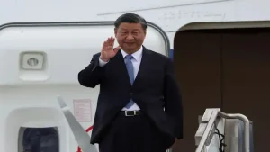 Ending his first visit to India in seven years, Chinese President Xi Jinping left New Delhi
