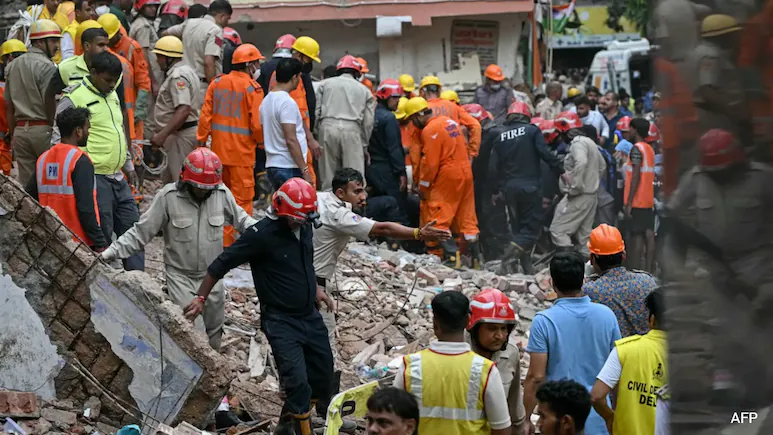 Days after the tragic building collapse in South Delhi's Satya Niketan in which seven people