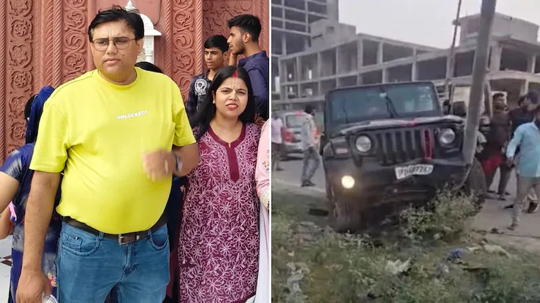 Wife Fights For Life After Man's Death In Thar Crash — '18 Fractures, In Coma'