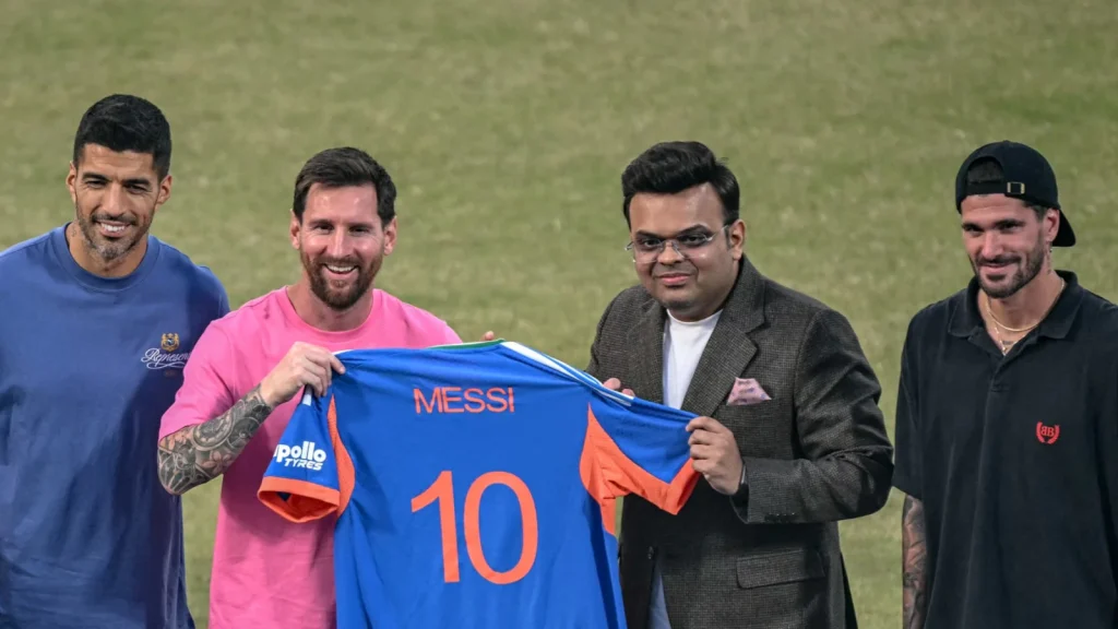 International Cricket Council (ICC) chairman Jay Shah congratulated Lionel Messi