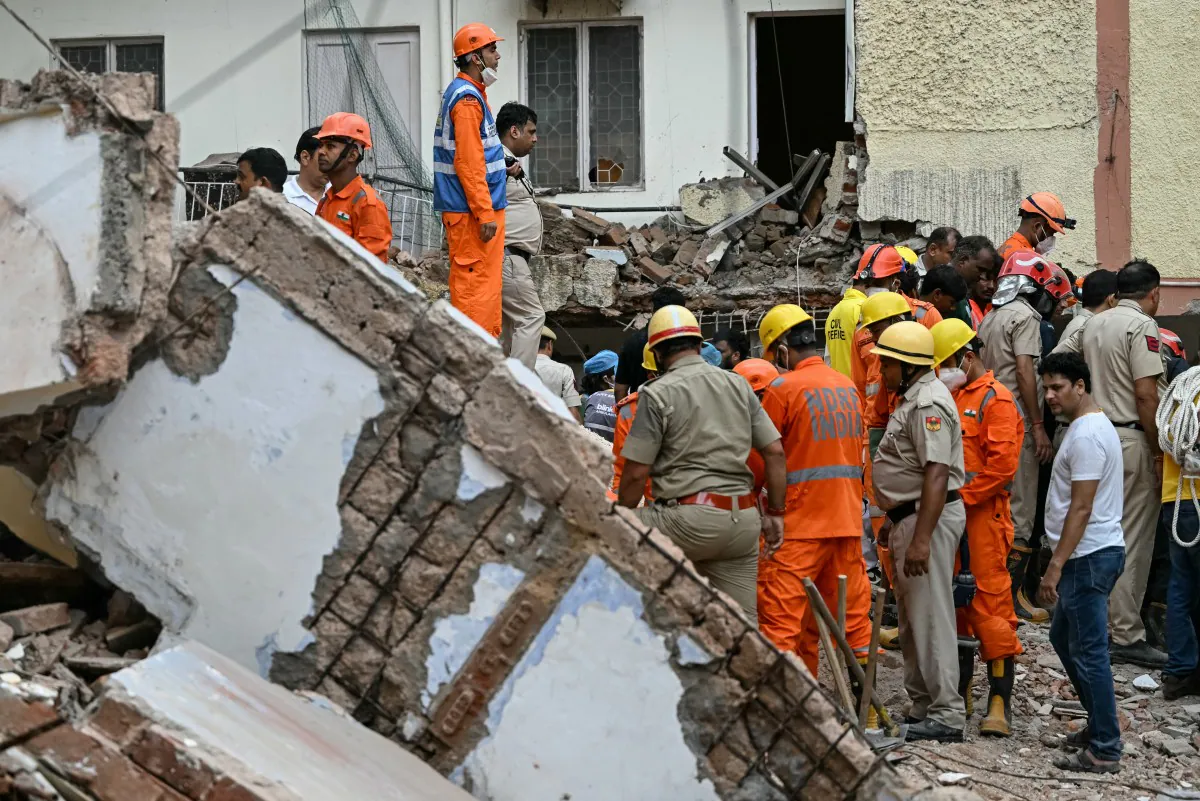 Building owner Hariram Gupta was arrested from Rajasthan on Monday, while the Municipal