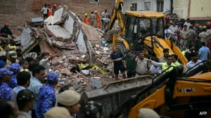 Building owner Hariram Gupta was arrested from Rajasthan on Monday, while the Municipal