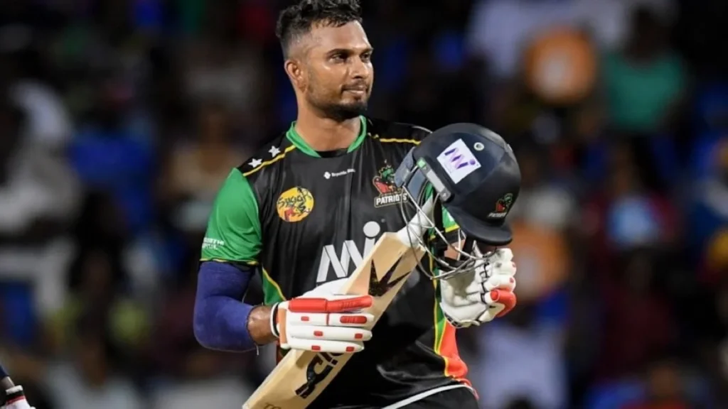 Dasun Shanaka smashed the fastest century in Caribbean Premier League (CPL) history as St Kitts