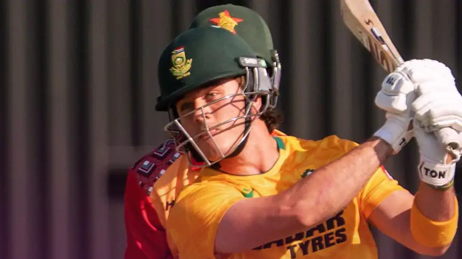 Dewald Brevis added another milestone to his impressive T20I campaign as the South African