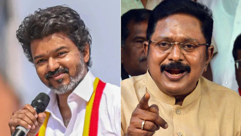 AMMK chief TTV Dhinakaran on Thursday attempted to punch holes in Chief Minister Vijay's