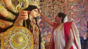So, my dear Babaji from Central India, mutton is a vegetarian bhog during Durga Puja