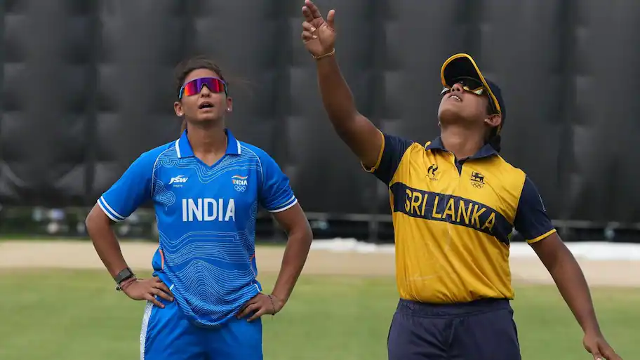 India women opted to bat first against Sri Lanka in the gold medal clash at the Korogi Sports