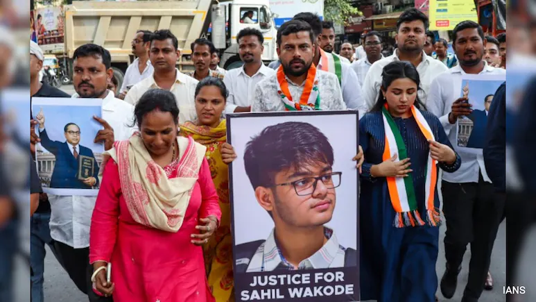 IIT Bombay student Sahil Wokade, hours before he allegedly died by suicide at his hostel room