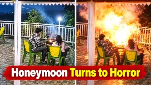 Tragedy befell a young couple honeymooning in the mountains of West Bengal's Kalimpong district