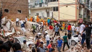 MCD Dy Commissioner, 4 other officials suspended — Satya Niketan building collapse