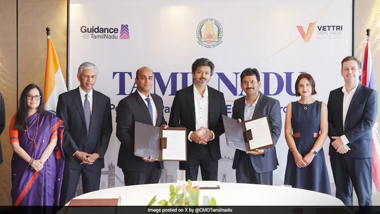 Sports Minister Aadhav Arjuna, who accompanied Vijay on the UK visit, said the trip had