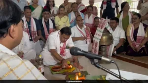 Himanta Sarma Leads Prayers For PM Modi On Birthday, Urges People To Light Diyas