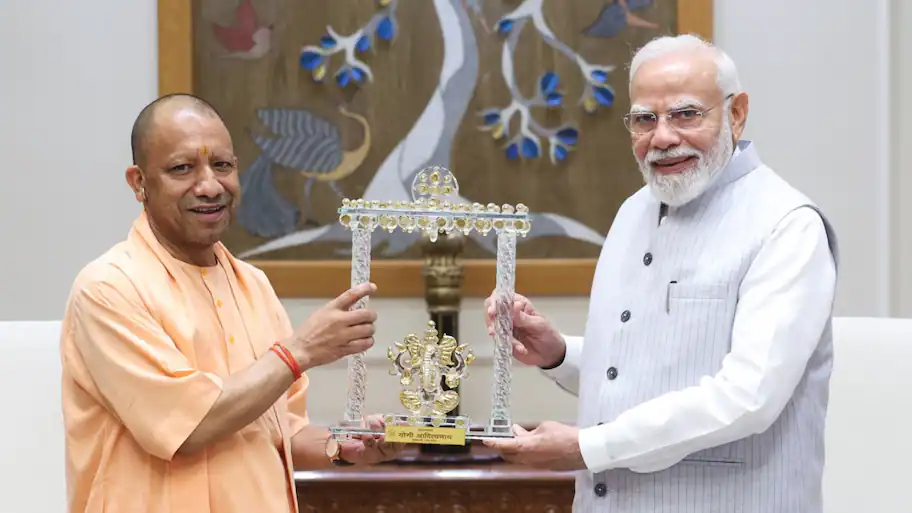 Uttar Pradesh Chief Minister Yogi Adityanath arrived in New Delhi on Saturday and met Prime