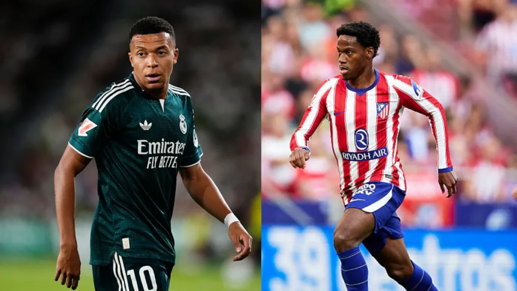 Real Madrid take on Atletico Madrid in the highly-anticipated first Madrid derby of the 2026-27