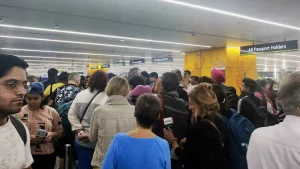 Three Italian nationals flew from Delhi to Munich without undergoing mandatory immigration