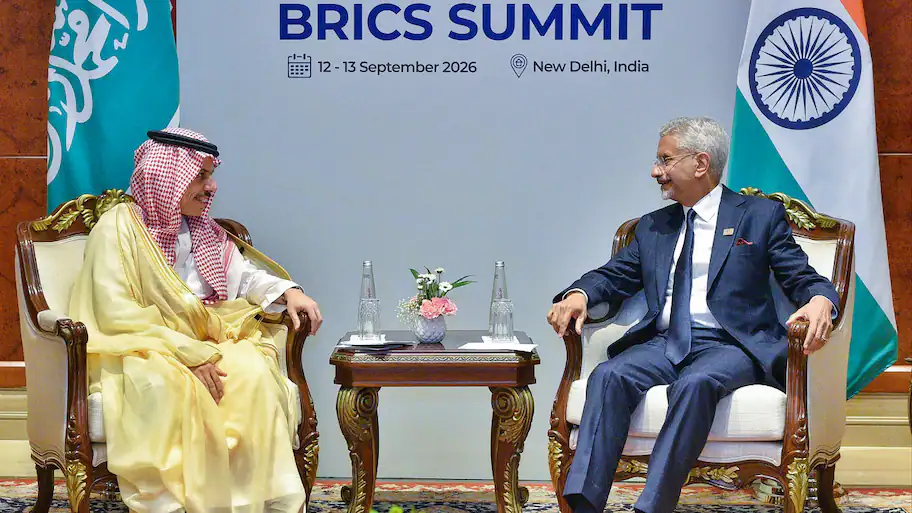 “Pleased to meet the FM of Saudi Arabia, Prince Faisal bin Farhan Al Saud, on the sidelines