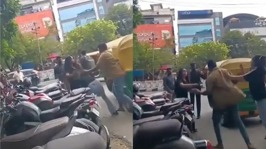 Bengaluru auto fare row turns physical as two women and driver brawl on road