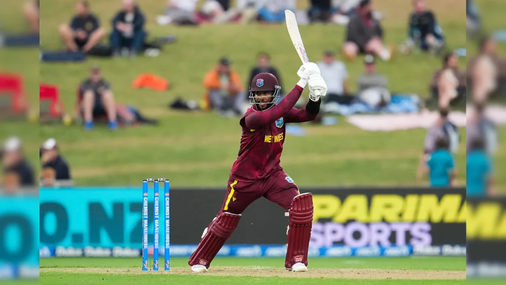 West Indies skipper Shai Hope went past legendary Brian Lara during the second West Indies ODI