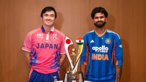 India won the toss and elected to bat against Japan in the one-off T20I, here at the Sano