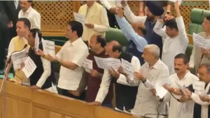 Ruckus in J&K Assembly on day 2 of Autumn Session over holiday demand on Sheikh Abdullah birth