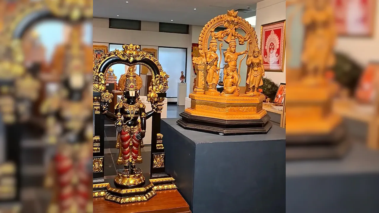 From temple replicas and traditional paintings to sporting memorabilia and models representing