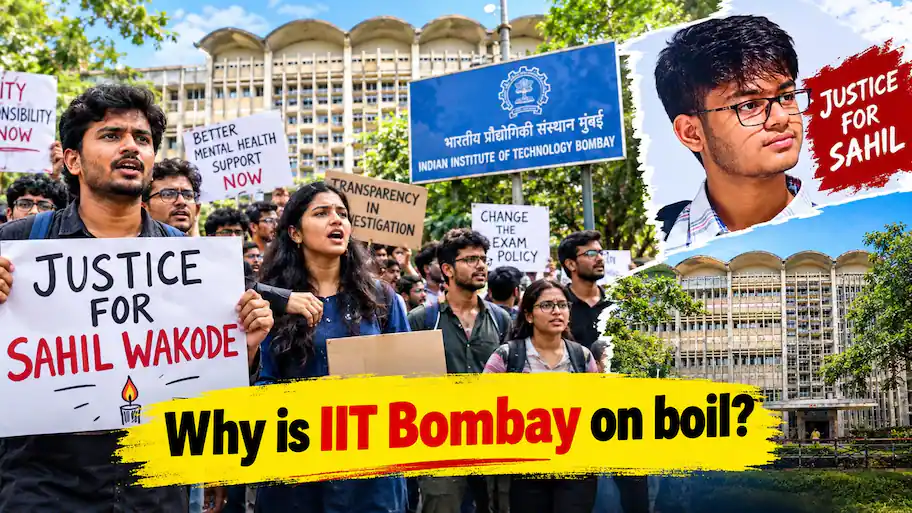 Tensions continue to prevail at IIT Bombay in the wake of continuous protests by students