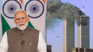 PM Modi on Sunday recalled the September 11, 2001 terrorist attacks in the US, saying Indians