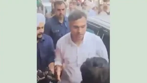 A road inspection by Delhi PWD Minister Parvesh Verma in Tilak Nagar took an ugly turn