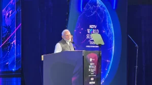 Delivering the keynote address at the NDTV World Summit in the national capital this evening