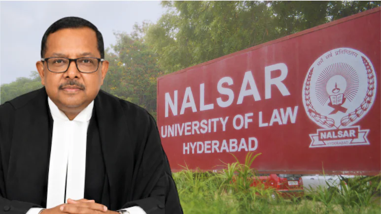 Students of the NALSAR University of Law, Hyderabad, got fulsome praise from Justice Ujjal