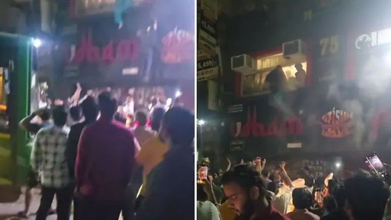 When a fire started in a Maujpur restaurant at 10.34 pm on Tuesday, the nearest way out