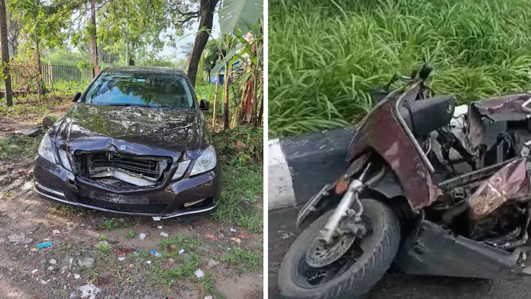 Kochi: A 17-year-old boy, the son of a judge in Kerala, allegedly rammed a scooter and killed