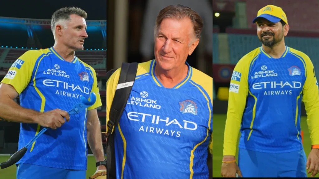Chennai Super Kings are going through a wholesale change in their coaching line-up