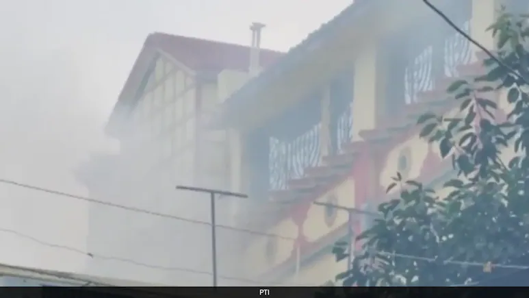 Rebel TMC MLA Bayron Biswas suffered burn injuries after a fire broke out at his residence