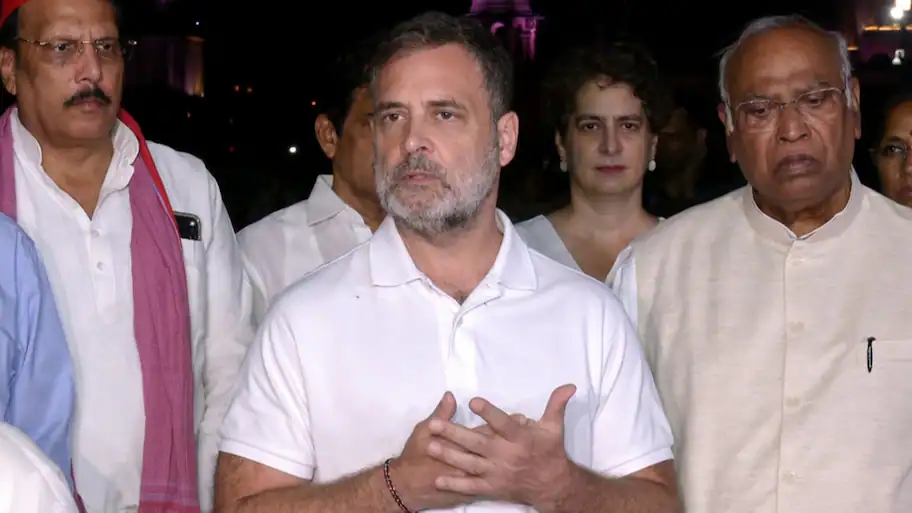 Rahul Gandhi dares PM Modi as protests against CEC continue — 'Arrest us all'