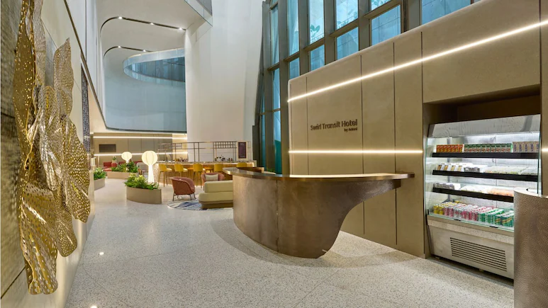 Swirl Transit Hotel brings accommodation into the airport environment, giving travellers