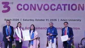 Reminding the graduating class of their unique position within the university's history, Priti