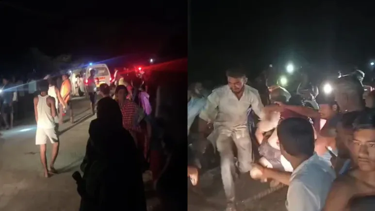 At least 11, including children, were killed on Tuesday when a boat capsized in the river Ganga