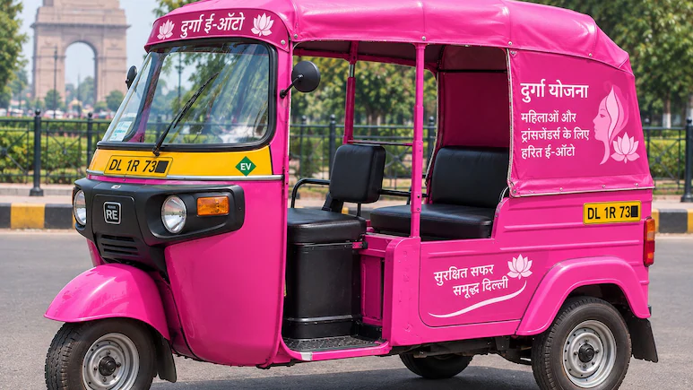 Delhi To Launch 1,300 Pink Electric Autos With Women, Transgender Drivers