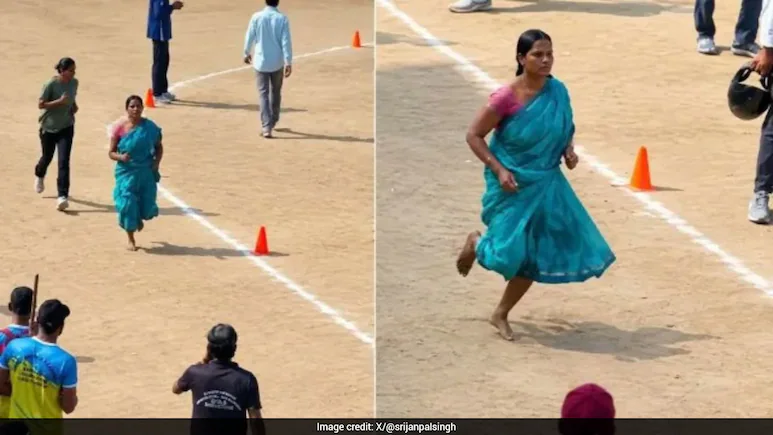 Watch: Jharkhand Woman Runs 1,600 Metres Barefoot In Saree To Pursue Home Guard Dream, Inspires