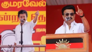 Stalin referred to Sathyabhama as “Somersault Bhama” while questioning her switch