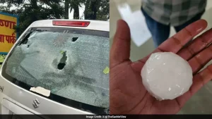 Vehicles And Property Damaged — Heavy Rain, Hailstorm Lash Haridwar
